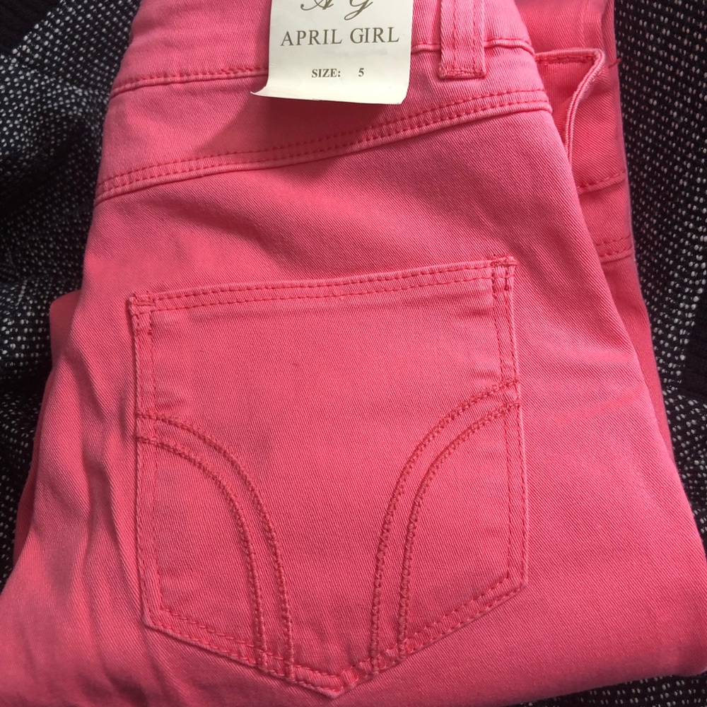 COPY - Women’s Salmon color stretch skinny jean